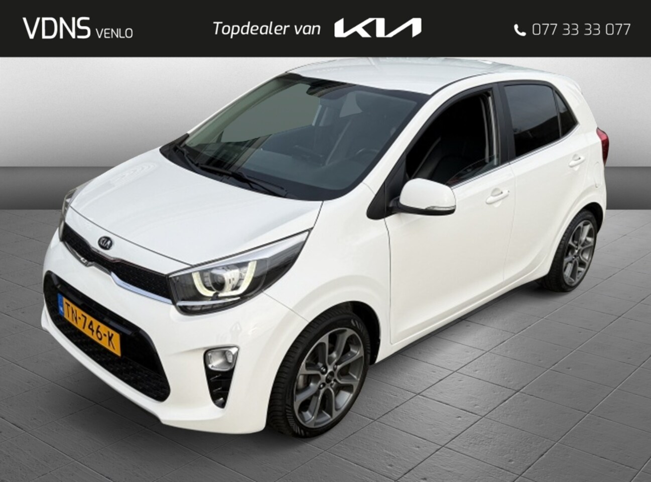 Kia Picanto - 1.0 CVVT Design Edition NAVI + CAMERA / LUXE UITVOERING! - AutoWereld.nl