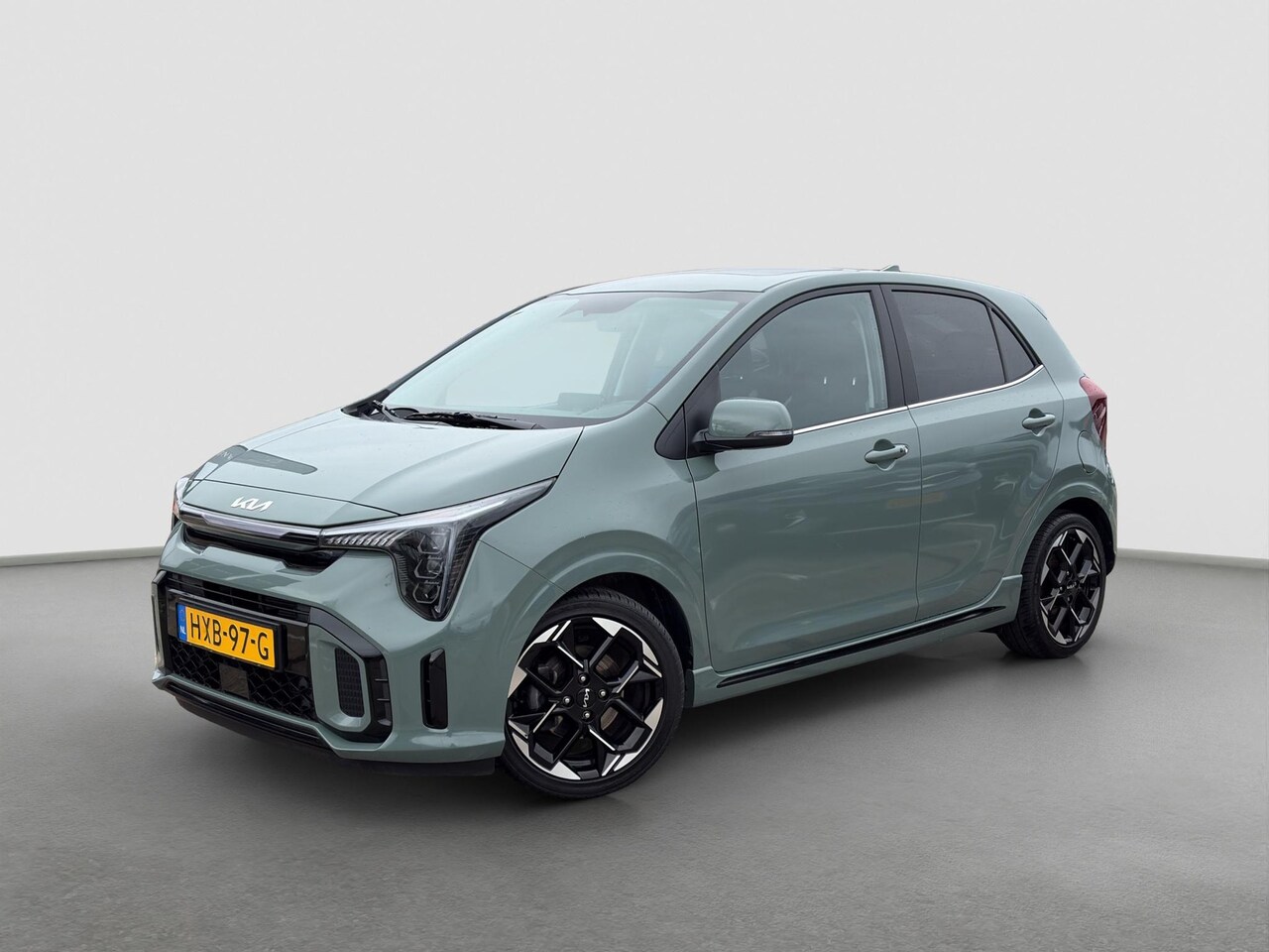 Kia Picanto - 1.0 DPI GT-Line Open Dak | LED | Leder | PDC | Navi | Clima | Stoel & Stuurverwarming | - AutoWereld.nl