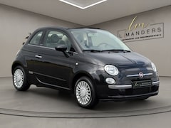 Fiat 500 C - 1.0 TwinAir Lounge 2013 ZWART | Cabrio | Airco | NL