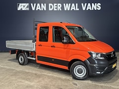Volkswagen Crafter - 2.0 177pk Pick Up Dubbele Cabine 3500kg Trekhaak Open Laadbak Euro6 Airco | 6-Zits | Camer