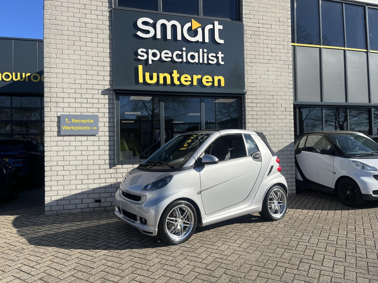 Smart Fortwo cabrio - BRABUS 1.0 turbo Lage km stand - AutoWereld.nl