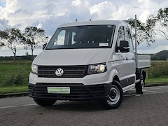 Volkswagen Crafter - 35 2.0 L3 Dubbele Cabine Open-Laadbak 2800Kg-Trekhaak NAP Euro6 140Pk BPM-Vrij