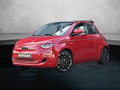 Fiat 500e - La Prima 42 kWh Cabrio | ACCU 95% | Navigatie | Leer | Stoelverwarming | Achteruitrijcamer
