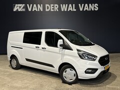 Ford Transit Custom - 2.0 TDCI 130pk Automaat L2H1 Dubbele Cabine inrichting Euro6 Airco | 6-Zits | Camera | Nav