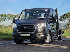 Ford Transit - 2.0 Dubbele Cabine Open-Laadbak XL Navi 1e Eigenaar Trekhaak Euro6 130Pk