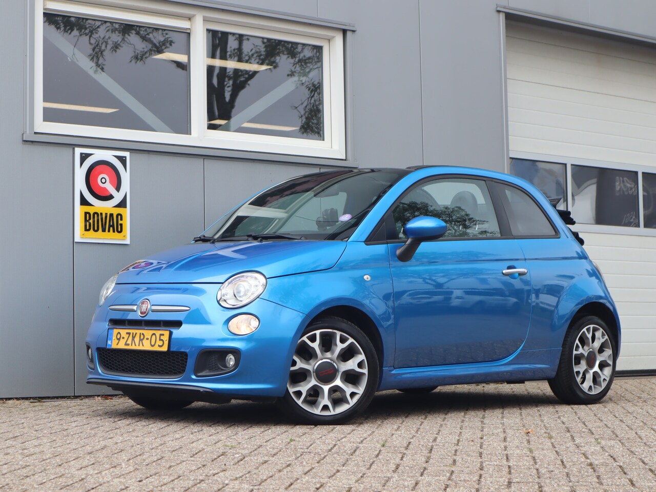 Fiat 500 C - 0.9 TwinAir Turbo 500S / Half leder / Cruise control / Clima / Cabrio - AutoWereld.nl