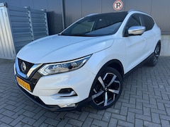 Nissan Qashqai - 1.2 N-Connecta / clima / cruise / navi / camera / leder / panorama dak