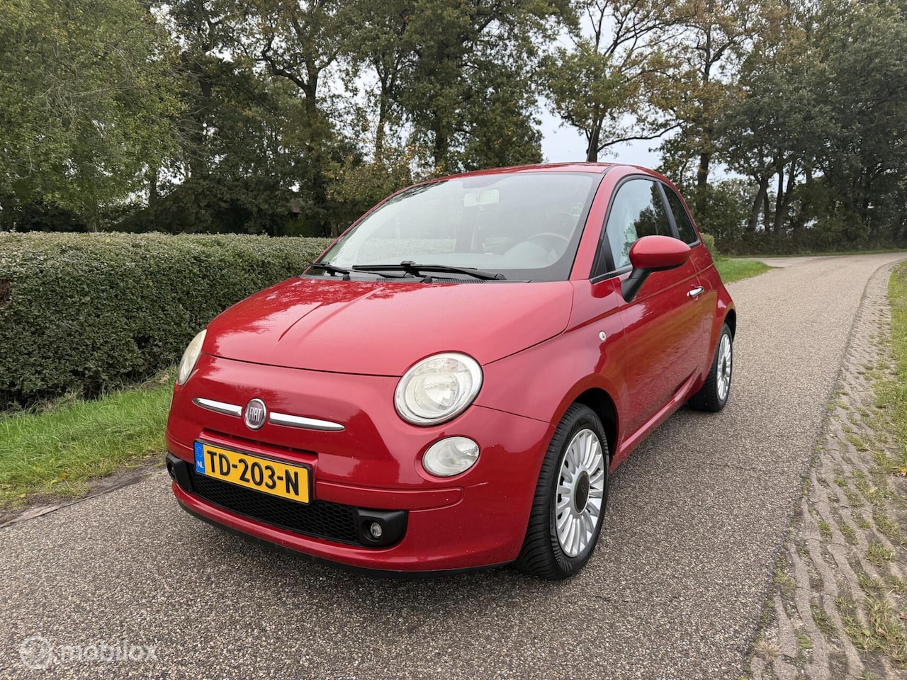 Fiat 500 - 1.2 Lounge Airco Leder Bluetooth Metallic Lmv - AutoWereld.nl