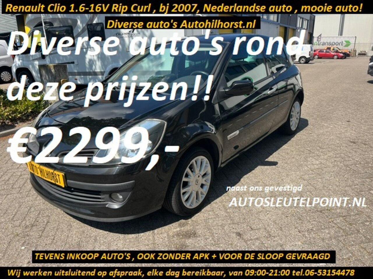 Renault Clio - 1.6-16V Rip Curl leuke aparte auto !! - AutoWereld.nl