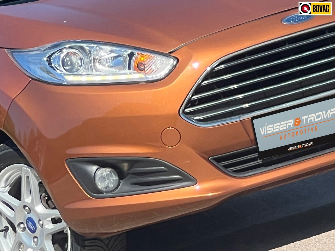 Ford Fiesta - 1.0 Titanium | Burnished Glow Metallic | Climate/Elek.pakket/LMV/Bluetooth - Keurig! - AutoWereld.nl