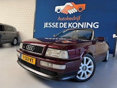 Audi Cabriolet - 2.6 V6 automaat / bj. 1995 / NAP met 120989 km.en APK tot 09/2027 / kleur: bordeaux / spor