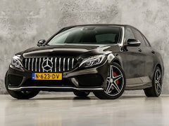 Mercedes-Benz C-klasse - 250 AMG Sport 211Pk Automaat (NAVIGATIE, RODE REMKLAUWEN, LEDER, STOELVERWARMING, ELEK SPO