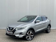 Nissan Qashqai - 1.6 DIG-T 163 Pk Tekna Plus Navigatie, Panoramadak, Leder, LED, 19"Lm, 360 Camera, Stoel v
