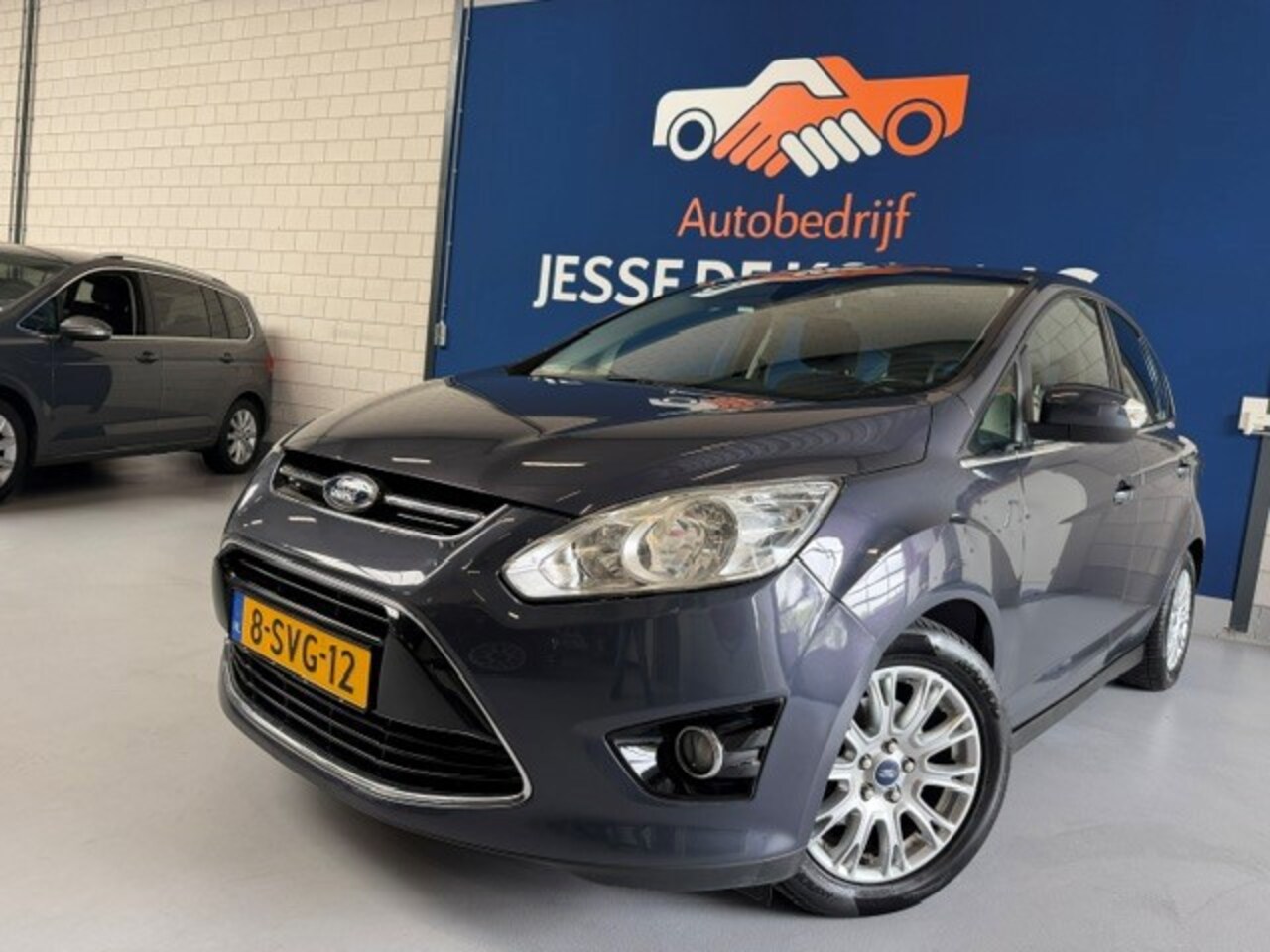 Ford C-Max - 1.0 Titanium / bj.2013 / NAP met 178683 km./ APK 04/2027 / kleur: grijs / Climate / Naviga - AutoWereld.nl