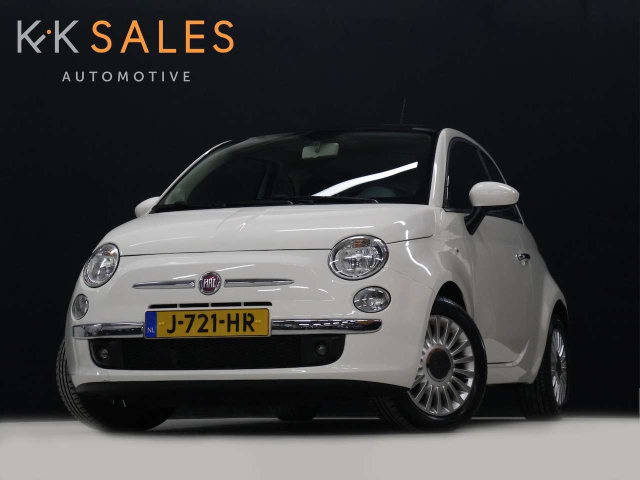 Fiat 500 - 1.2 Lounge [PANORAMADAK, MULTIFUNCTIONEEL STUURWIEL, BLUETOOTH, RADIO, CD-SPELER, AIRCONDI - AutoWereld.nl