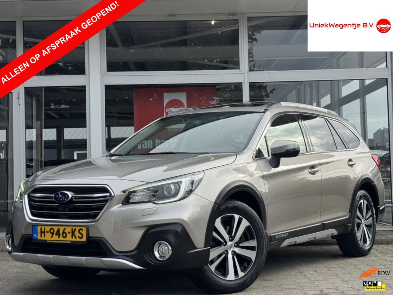 Subaru Outback - 2.5i PREMIUM | DEALER OH! | LEDER | TREKHAAK! - AutoWereld.nl