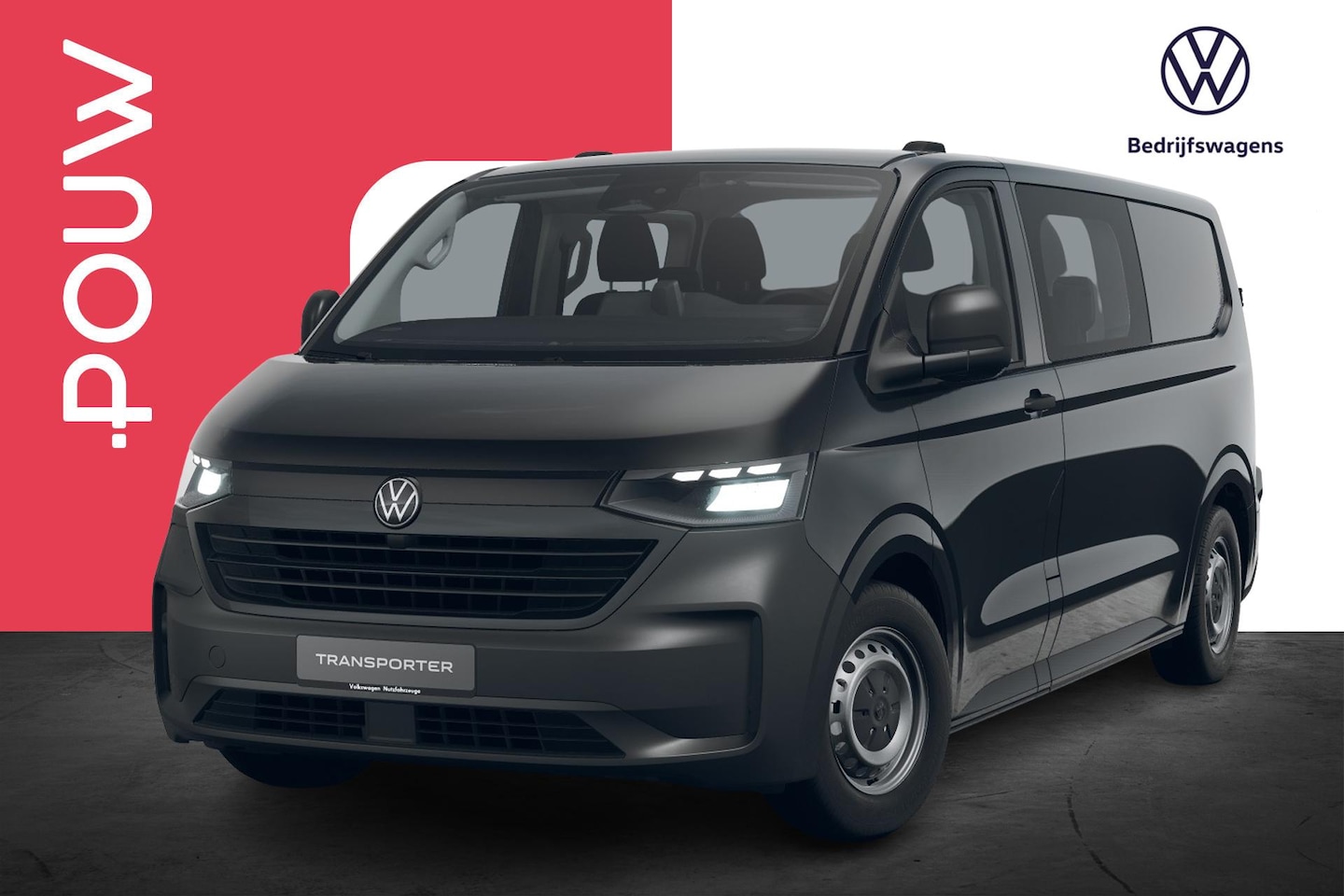 Volkswagen e-Transporter - Dubbele Cabine L2H1 218pk 71 kWh accupakket | Trekhaak - AutoWereld.nl