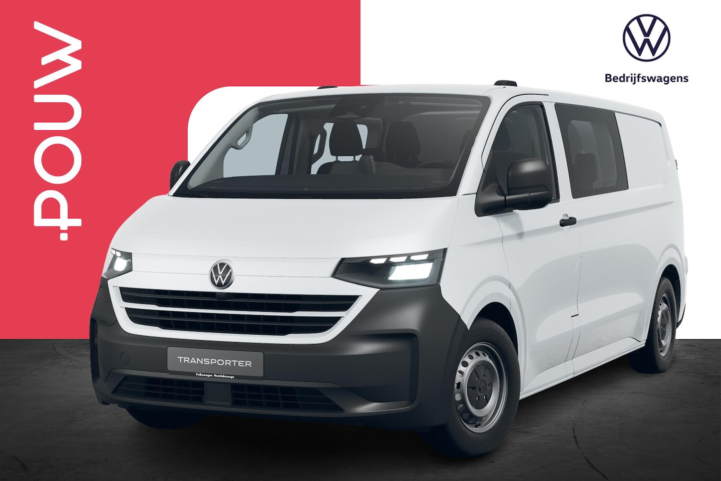 Volkswagen e-Transporter - Dubbele Cabine L2H1 136pk 71 kWh accupakket | Trekhaak - AutoWereld.nl