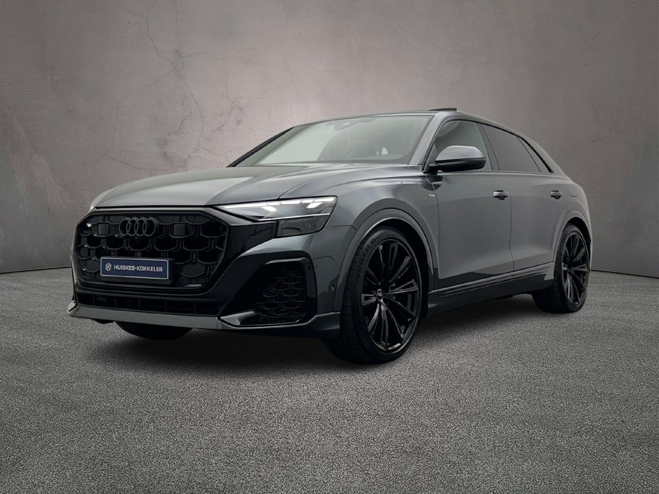 Audi Q8 - 55 TFSI e 394pk Pro Line S - Trekhaak - Vierwiel besturing- Panorama dak - B & O - Superde - AutoWereld.nl