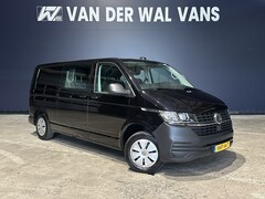 Volkswagen Transporter - 2.0 TDI 150pk Automaat L2H1 Dubbele Cabine Euro6 Airco | 6-Zits | Camera | Navigatie | App