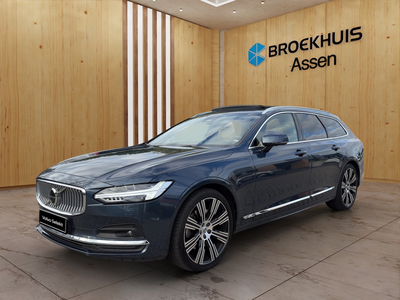 Volvo V90 - B5 Plus Bright | Harman Kardon | Trekhaak | Camera | Stoel + Stuur Verwarming | Panoramada - AutoWereld.nl