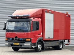 Mercedes-Benz Atego - 970.04 1018 laadklep trekhaak Brandweerauto Brandweerwagen Topstaat MARGE