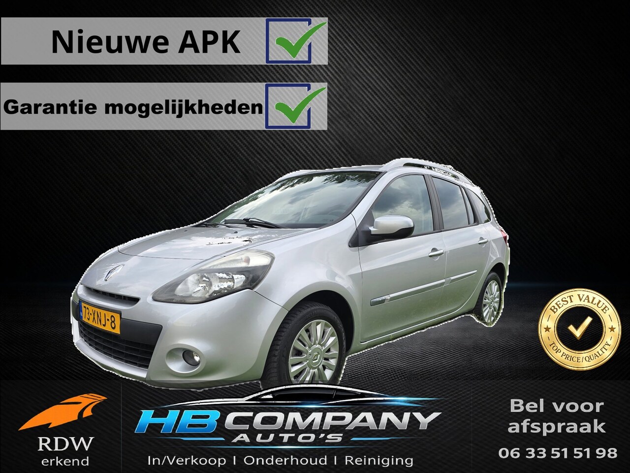 Renault Clio Estate - 1.2 TCE Collection | Airco | Carplay | AUTOTRUST MOGELIJK | Nieuwe APK | NAP - AutoWereld.nl
