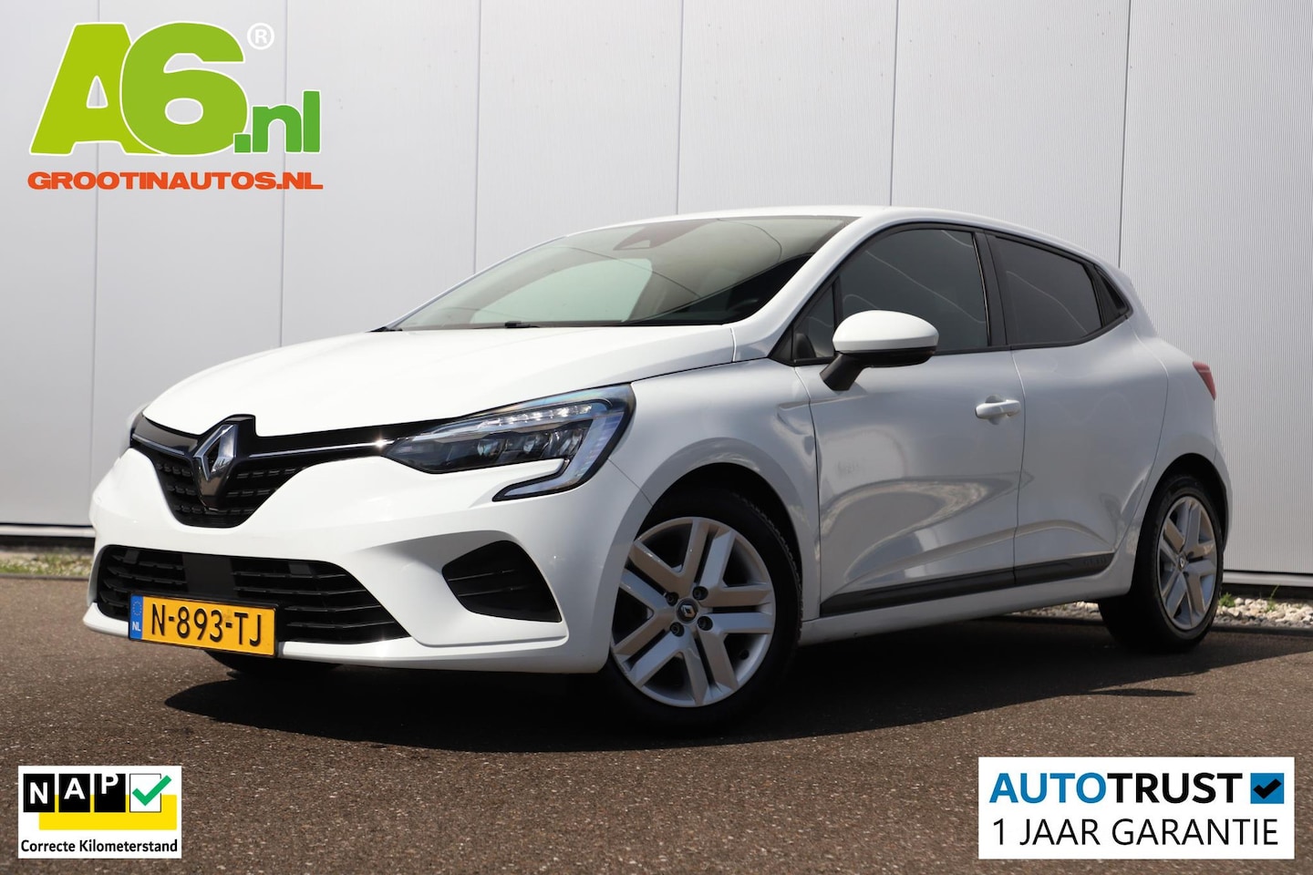 Renault Clio - 1.0 TCe Business Zen Donkere Ramen Navigatie Carplay Android Airco Cruise Control LED - AutoWereld.nl