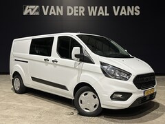 Ford Transit Custom - 2.0 TDCI 130pk Automaat L2H1 Dubbele cabine Euro6 Airco | 5-Zits | Camera | Navigatie | Cr