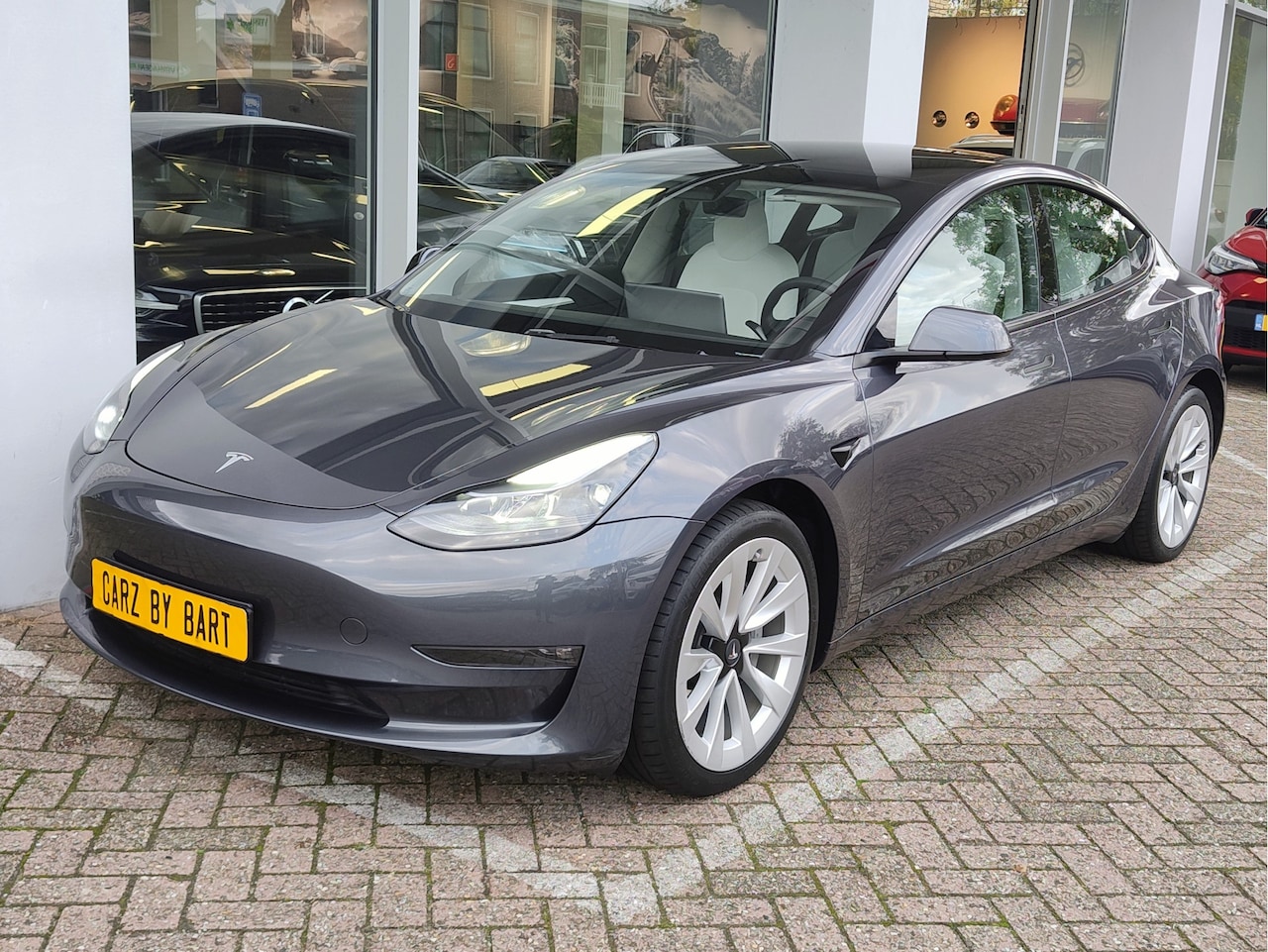 Tesla Model 3 - PREMIUM LONG RANGE AWD 78 kWh Wit Leder | FSD 3 | Camera | Pano | Stoelverwarming - AutoWereld.nl