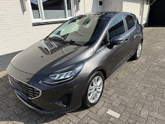 Ford Fiesta - 1.0 EcoBoost Hybrid Titanium X Automaat/ Navi/ Camera/ LED/ Stuur+ Stoelverwarming/ ECC