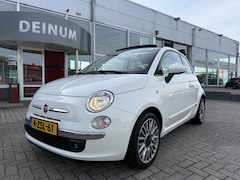 Fiat 500 - Cabrio 0.9 TwinAir Turbo Cult Leder comf.intr, Climate contr, LMV, Zeer nette staat