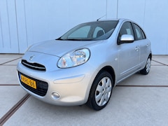 Nissan Micra - 1.2 Acenta 5drs clima - cruise control - isofix - bluetooth - all season - aux - goed onde