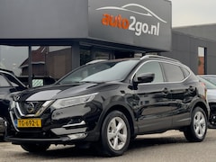 Nissan Qashqai - 1.2 AUTOM EDITION PANODAK DESIGNO-LEDER NAVI CAMERA-360 AIRCO LED LMV PDC