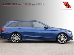 Mercedes-Benz C-klasse Estate - 400 AUT9 4MATIC AMG Line NIGHT PAKKET PANORAMADAK HEAD-UP LUCHTVERING LEDER MEMORY TREKHAA