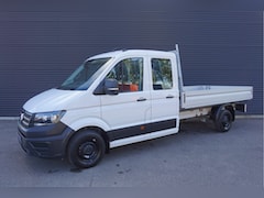 Volkswagen Crafter - 140pk Facelift L4 Dubbele cabine 7-zit Open laadbak Trekhaak Apple carplay Parkeer sensore