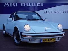 Porsche 911 Cabrio - 3.2 G50 BAK Elek-Kap+Volleder+Airco = TOTAAL ORIGINEEL+LAATSE DIE GEMAAKT IS 1989