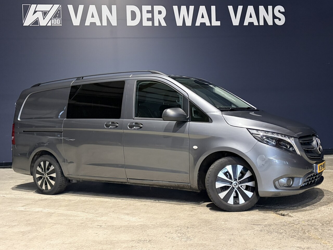 Mercedes-Benz Vito - 116 CDI 164pk L2H1 Dubbele cabine Automaat Euro6 Airco | 5-Zits | Camera | 2x Zijdeur | LE - AutoWereld.nl