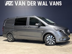 Mercedes-Benz Vito - 116 CDI 164pk L2H1 Dubbele cabine Automaat Euro6 Airco | 5-Zits | Camera | 2x Zijdeur | LE