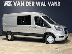 Ford Transit - 2.0 TDCI 185pk L3H2 Dubbele Cabine Euro6 Airco | 5-Zits | Camera | Navigatie | Apple Carpl
