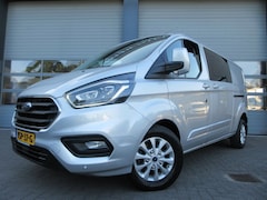 Ford Transit Custom - 320 2.0 TDCI L2, Limited, DC, Dubbel Cabine, LED, 2x schuifdeur, Camera