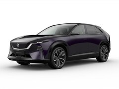 Mazda CX-6e - Takumi Plus 78 kWh / Nightfall Violet / Two-tone Amethyst & wit Maztex interieur / 100% El