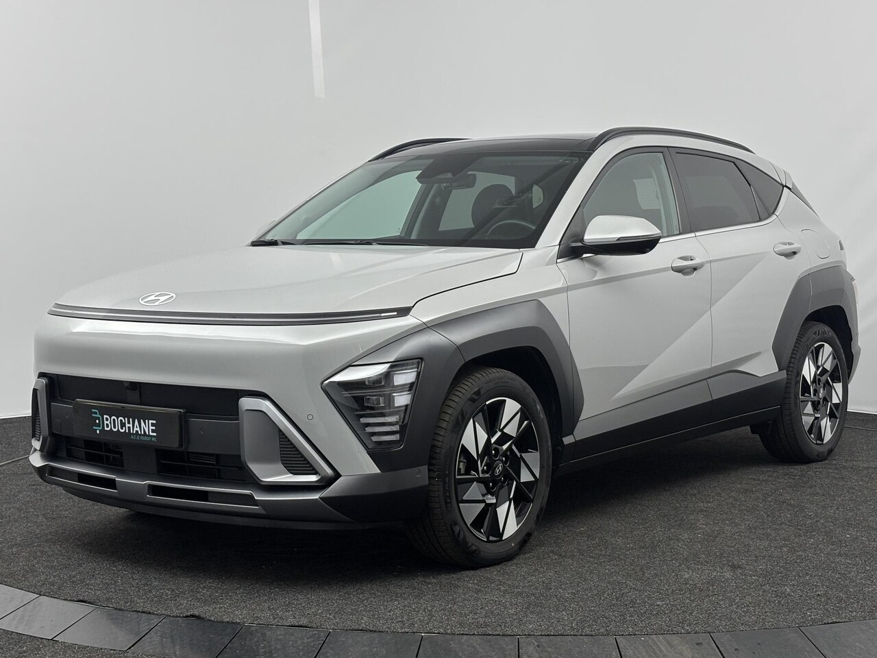 Hyundai Kona - 1.6 GDI HEV Premium Sky | Leder | Panoramadak | Stoel & Stuur Verwarming | - AutoWereld.nl