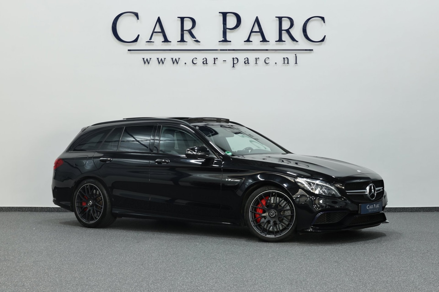 Mercedes-Benz C-klasse Estate - AMG 63 S 510+PK LED/SFEER/HUD/PANO/LEDER+S.VERWARMING+MEMORY/19" LMV/360 CAM/ACC/12 MDN GA - AutoWereld.nl