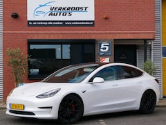 Tesla Model 3 - Performance AWD.pb1n. 75 kWh pano. org ned. 62dkm.nieuwstaat