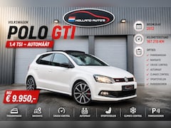 Volkswagen Polo - 1.4 TSI GTI, Pano, Navi, Cruise, Automaat