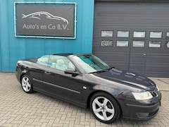 Saab 9-3 Cabrio - 2.0t Vector Leder Clima Navi Cruise 17" Lm velgen bi-Xenon Pdc Trekhaak Incl nw Apk 11-202