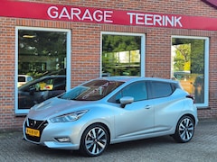 Nissan Micra - 1.0 IG-T Tekna 101PK 5drs AUTOMAAT clima, cruise, navi, pdc, camera, keyless, trekhaak, an