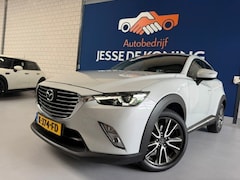 Mazda CX-3 - 2.0 SkyActiv-G 150 GT-M 4WD / bj.2015 / parelmoer grijs/wit / leder/navigatie / NAP met 14