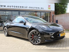Tesla Model 3 - Performance AWD 75 kWh SOH 92% 1 EIG / WIT LEER / 20"LMV /AUTOPILOT